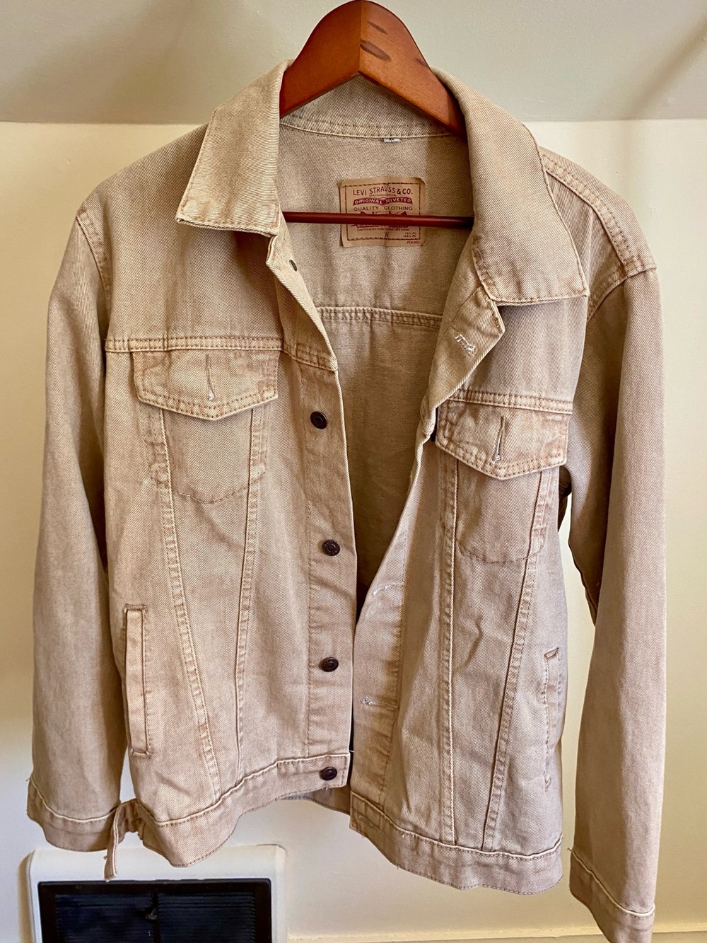 Levi's Women's Light Tan Denim Trucker Jacket